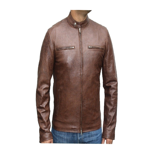 Motorbike Leather Classic Jackets